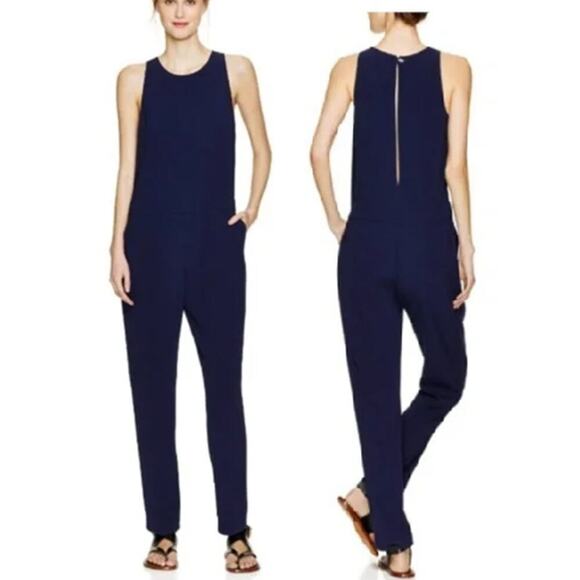 Aritzia Babaton Branson Jumpsuit Deep Plum Size 4 - Picture 1 of 6